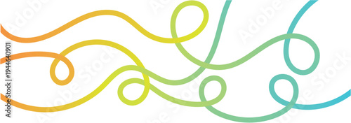 Abstract gradient waves and flowing ribbons form vibrant patterns. abstract bold wavy lines and swirls. colorful wavy lines .