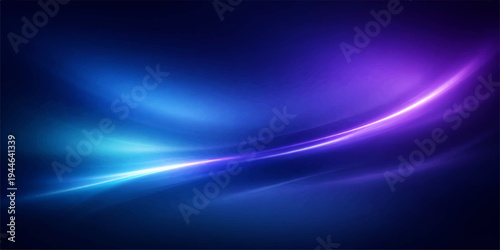 A glowing digital abstract background featuring flowing purple and blue waves with dynamic lines creating a motion energy pattern for a modern wallpaper design