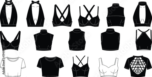 Comprehensive Collection of Professional Skiing and Snowboarding Silhouettes Featuring Athletes in Motion Jumping and Downhill Racing for Winter Sports Adventure and Resort Design Projects