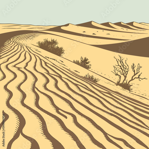 Sand Desert Texture Background