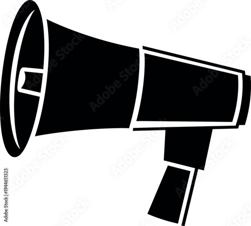 Megaphone loudspeaker announcement marketing icon