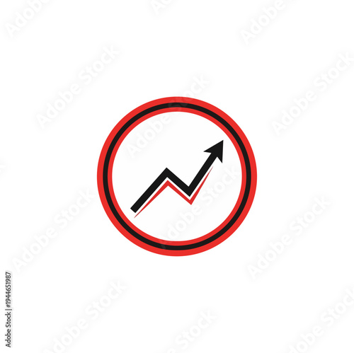 Rising arrow graphic on black background Free Download Rising arrow graphic on black background - GFXLoad
