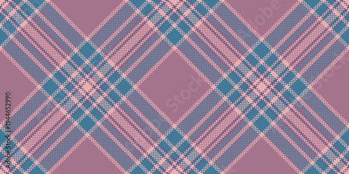 Swatch pattern fabric check, customizable texture plaid seamless. Furniture textile vector tartan background in pastel and cyan colors.
