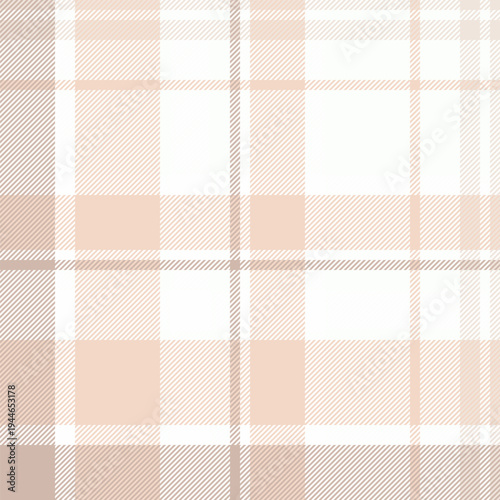 British tartan texture background, size seamless pattern fabric. Platform textile plaid vector check in white and light colors.