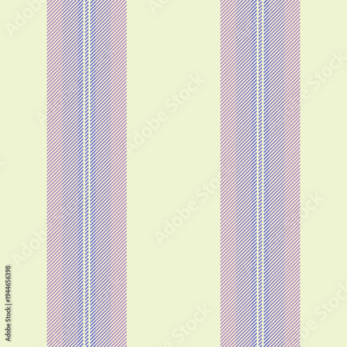 Seritage vertical lines fabric, variation pattern texture background. Dtroke vector textile stripe seamless in light and indigo colors.
