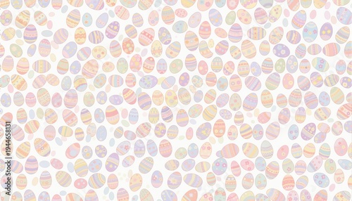 Easter eggs pattern background
