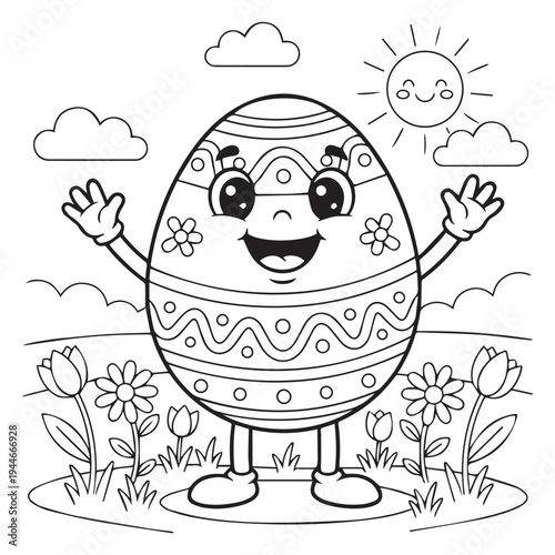 activity, baby chick, basket, black and white, bold lines, bunny, cartoon, chick, children, classroom, clipart, coloring book, coloring page, craft, cute, cute animals, doodle, easter, easter bunny, e