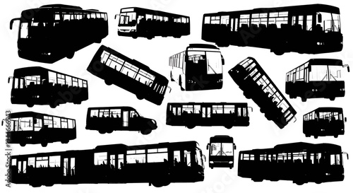 Assorted black and white vintage typewriter keys and parts collection