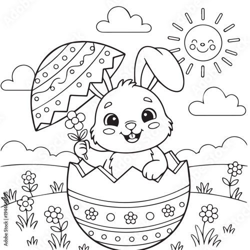 Easter Coloring Pages for Kids