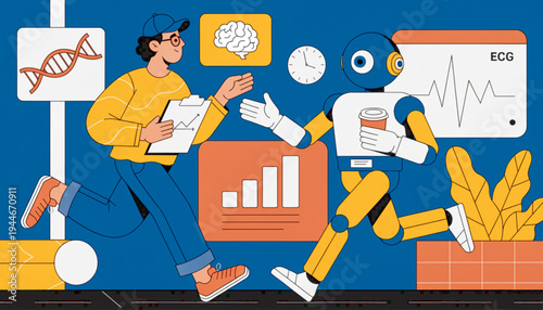 robotic doctor ai doctor and nurse