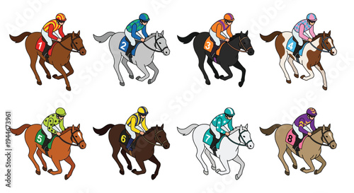 Illustrated world maps depicting continents in circular projections