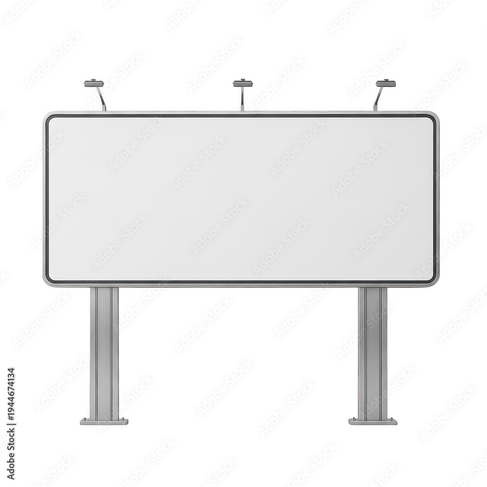Obraz premium Modern bus stop shelter with three seating positions and support poles