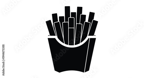 French fries in a container