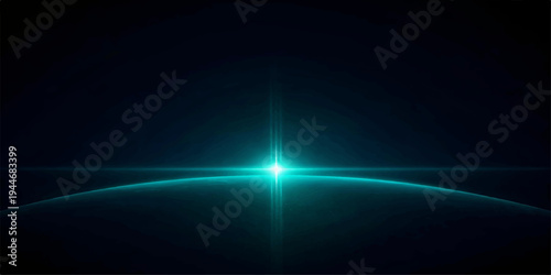 Abstract blue background with rays of light and dark motion lines creates a glowing digital art backdrop featuring energy flashes and a laser star texture for a high-tech wallpaper design