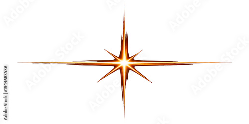 A golden starfish ornament shaped like a Christmas star sits as a holiday decoration, blending sea nature with a festive rose gold pattern design for a summer celebration