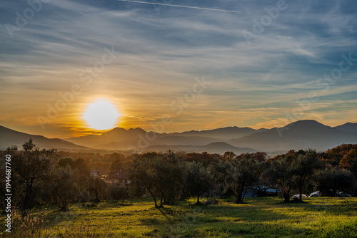 Sunset, especially in some Italian locations, such as Molise and the province of Isernia, is a magical moment that fills the heart with joy and serenity