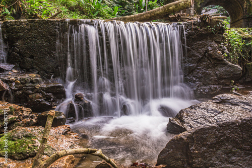 Cascade near Tuanay Waterfall at Tijuca Forest - Rio de Janeiro, Brazil