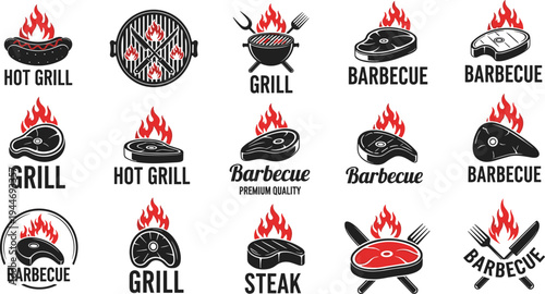 Overhead vector illustration of a dining table set for a festive meal, with a centerpiece and eight place settings.