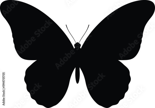 Black ostrich silhouette running vector graphic icon with a black silhouette