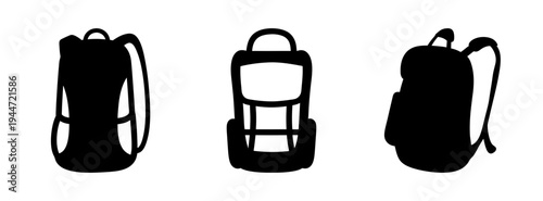 Explore backpack vector illustration for hiking camping travel and outdoor adventure gear design needs