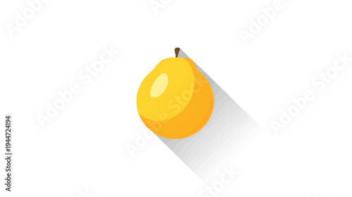 orange fruit isolated on white