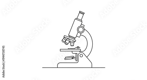 Microscope Laboratory Equipment Science Tool.