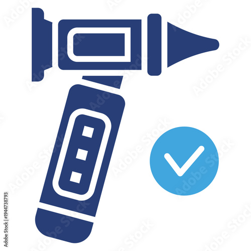 Otoscope Two Color Icon