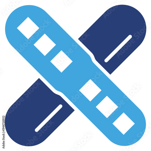 Tongue Depressor Two Color Icon