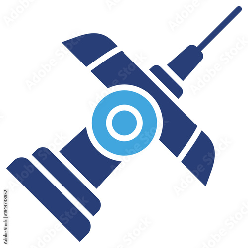 Iv Cannula Two Color Icon