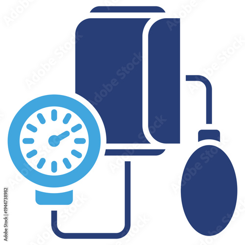 Sphygmomanometer Two Color Icon