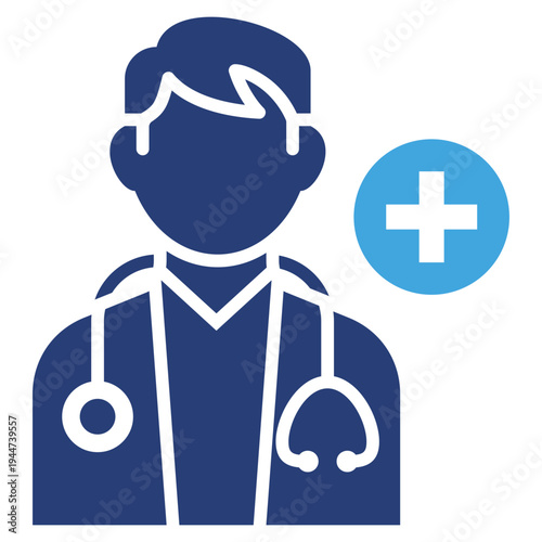 Doctor Two Color Icon
