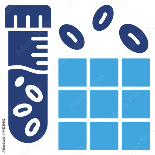 Blood Count Two Color Icon