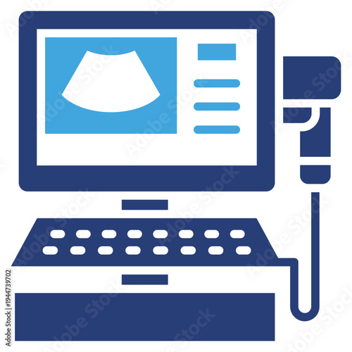 Ultrasound Two Color Icon