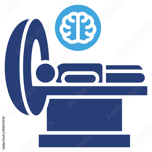 Ct Scan Two Color Icon