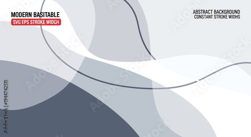 Modern Background with Abstract Shapes and Lines.