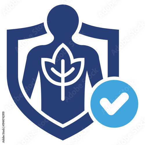 Natural Immunity Two Color Icon