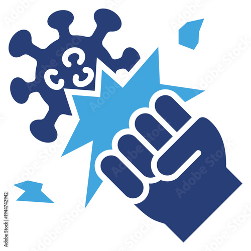 Infection Fighter Two Color Icon