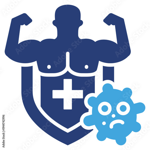 Immune Power Two Color Icon