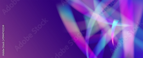 Rainbow Light Leak Prism. Iridescent Prism Background.  Spectrum Shine And Camera Beam With A Color Burst And Gem-like Sparkle. Crystal  Light Leak Effect.