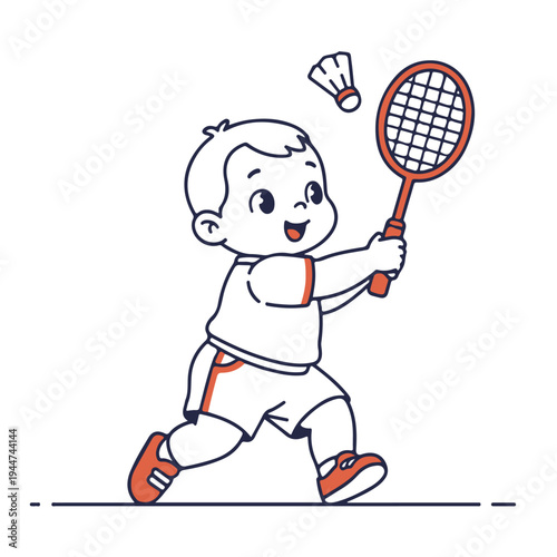 little kid playing badminton vector design, sport, vector, player, woman, running, ball, sports, soccer, illustration, athlete, tennis, jump, football, black, action, jumping, dance, people, runner