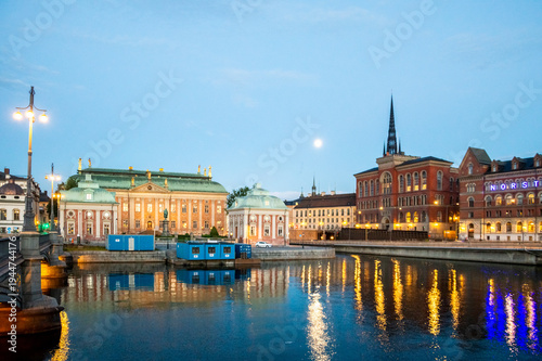 Tableau sur toile Altstadt, Stockholm, Schweden