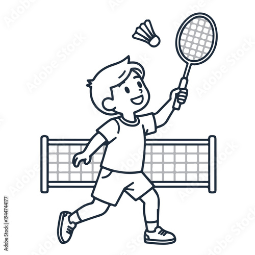 kid playing badminton vector design, sport, vector, player, woman, running, ball, sports, soccer, illustration, athlete, tennis, jump, football, black, action, jumping, dance, people, runner