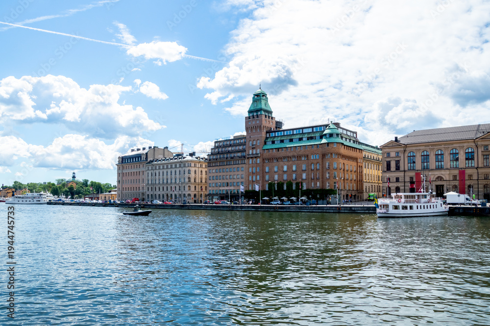 Fototapeta premium Altstadt, Stockholm, Schweden 
