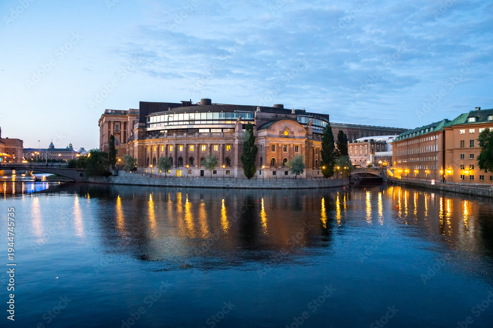 Fototapeta premium Altstadt, Stockholm, Schweden 