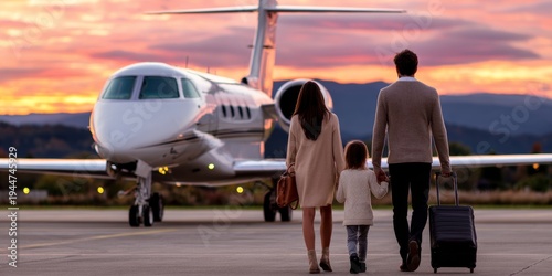 Family adventure awaits at the private jet terminal