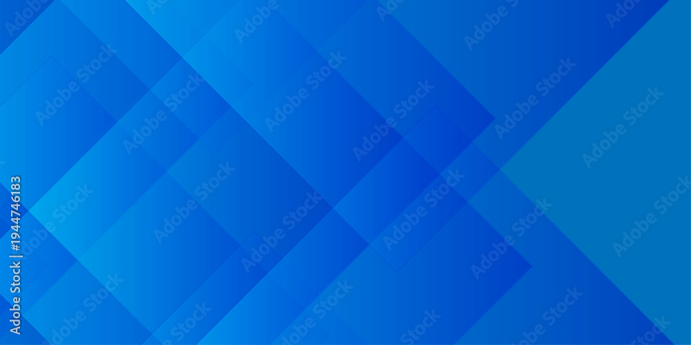 Fototapeta premium abstract blue geometric background with overlapping diagonal square shapes light gradient technology business wallpaper