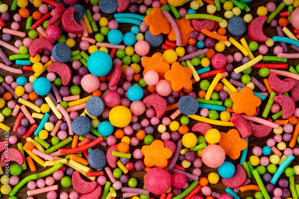 Fototapeta premium Candy Sprinkle Texture Background