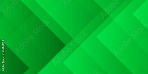 abstract green geometric background with overlapping diagonal square shapes and light gradient tech wallpaper