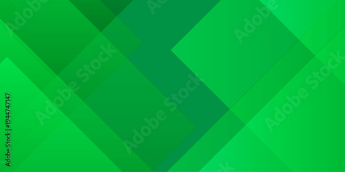 abstract green geometric background with overlapping diagonal square shapes and light gradient tech wallpaper