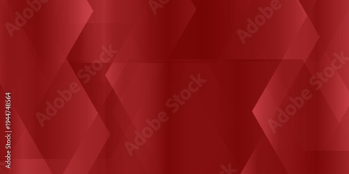 Red abstract geometric background, dynamic maroon polygonal shapes with transparent layers and light gradient effects